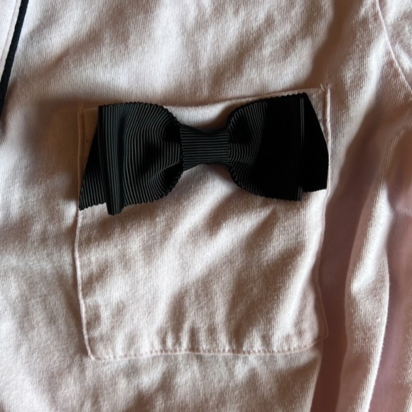 Kate Spade baby pink and black robe size xs/s - Picture 3 of 5